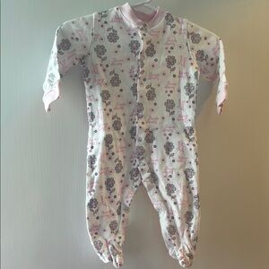 Floral Pink Kids One Piece